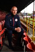 20 May 2021; Colm Barron pictured at Tolka Park in Dublin after being announced as Shelbourne FC Youth Academy Director. Photo by Harry Murphy/Sportsfile