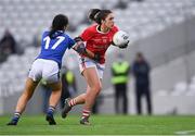 21 May 2021; Ciara O'Sullivan of Cork in action against Niamh Hayes of Tipperary during the Lidl Ladies Football National League Division 1B Round 1 match between Cork and Tipperary at Páirc Uí Chaoimh in Cork. Photo by Piaras Ó Mídheach/Sportsfile