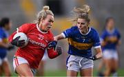 21 May 2021; Katie Quirke of Cork in action against Elaine Kelly of Tipperary during the Lidl Ladies Football National League Division 1B Round 1 match between Cork and Tipperary at Páirc Uí Chaoimh in Cork. Photo by Piaras Ó Mídheach/Sportsfile
