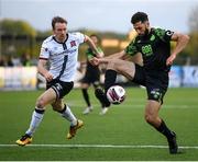 21 May 2021; Roberto Lopes of Shamrock Rovers in action against David McMillan of Dundalk during the SSE Airtricity League Premier Division match between Dundalk and Shamrock Rovers at Oriel Park in Dundalk, Louth. Photo by Stephen McCarthy/Sportsfile
