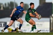 8 May 2021; Oran McNulty of Connacht in action against Rory O'Loughlin of Leinster during the Guinness PRO14 Rainbow Cup match between Connacht and Leinster at The Sportsground in Galway. Photo by Brendan Moran/Sportsfile