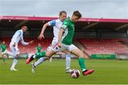21 May 2021; Cian Bargary of Cork City in action against David Hurley of Galway United during the SSE Airtricity League First Division match between Cork City and Galway United at Turners Cross in Cork. Photo by Michael P Ryan/Sportsfile