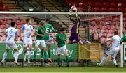 21 May 2021; Mark McNulty of Cork City makes a save during the SSE Airtricity League First Division match between Cork City and Galway United at Turners Cross in Cork. Photo by Michael P Ryan/Sportsfile