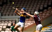 22 May 2021; John McGrath of Tipperary in action against Daithi Burke of Galway during the Allianz Hurling League Division 1 Group A Round 3 match between Tipperary and Galway at Semple Stadium in Thurles, Tipperary. Photo by Ray McManus/Sportsfile