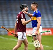 22 May 2021; Padraic Maher of Tipperary and Padraic Mannion of Galway, left, after the Allianz Hurling League Division 1 Group A Round 3 match between Tipperary and Galway at Semple Stadium in Thurles, Tipperary. Photo by Ray McManus/Sportsfile