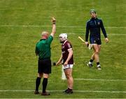 22 May 2021; Tipperary goalkeeper Barry Hogan looks on as Jarlath Mannion of Galway is shown a red card by referee John Keenan during the Allianz Hurling League Division 1 Group A Round 3 match between Tipperary and Galway at Semple Stadium in Thurles, Tipperary. Photo by Ray McManus/Sportsfile