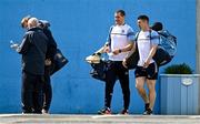 22 May 2021; Eamonn Dillon, left, and Alan Nolan of Dublin arrive before the Allianz Hurling League Division 1 Round 3 match between Dublin and Antrim in Parnell Park in Dublin. Photo by Brendan Moran/Sportsfile