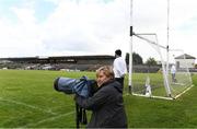 22 May 2021; A photographer during the Allianz Football League Division 2 North Round 2 match between Westmeath and Mayo at TEG Cusack Park in Mullingar, Westmeath. Photo by Stephen McCarthy/Sportsfile