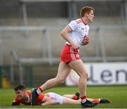 22 May 2021; Peter Harte of Tyrone after scoring his side's first goal during the Allianz Football League Division 1 North Round 2 match between Armagh and Tyrone at Athletic Grounds in Armagh. Photo by Ramsey Cardy/Sportsfile