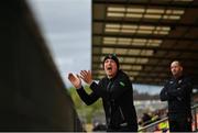 22 May 2021; Armagh coach Kieran Donaghy celebrates a decision during the Allianz Football League Division 1 North Round 2 match between Armagh and Tyrone at Athletic Grounds in Armagh. Photo by Ramsey Cardy/Sportsfile