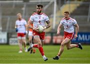 22 May 2021; Ronan McNamee, left, and Peter Harte of Tyrone during the Allianz Football League Division 1 North Round 2 match between Armagh and Tyrone at Athletic Grounds in Armagh. Photo by Ramsey Cardy/Sportsfile