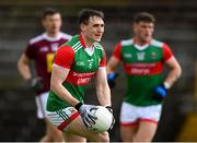 22 May 2021; Paddy Durcan of Mayo during the Allianz Football League Division 2 North Round 2 match between Westmeath and Mayo at TEG Cusack Park in Mullingar, Westmeath. Photo by Stephen McCarthy/Sportsfile