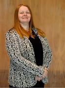 23 May 2021; FAI Vice Presidential candidate Ursula Scully poses for a portrait before the FAI EGM at FAI Headquarters in Abbotstown, Dublin. Photo by Brendan Moran/Sportsfile