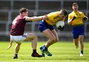 23 May 2021; Cathal Cregg of Roscommon in action against Jack Glynn of Galway during the Allianz Football League Division 1 South Round 2 match between Galway and Roscommon at Pearse Stadium in Galway. Photo by Harry Murphy/Sportsfile