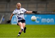 23 May 2021; Maria Delahunty of Waterford kicks a point from a free during the Lidl Ladies Football National League Division 1B Round 1 match between Dublin and Waterford at Parnell Park in Dublin. Photo by Ben McShane/Sportsfile