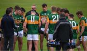 23 May 2021; Kerry manager Peter Keane speaks to his players during the water break in the second half of the Allianz Football League Division 1 South Round 2 match between Dublin and Kerry at Semple Stadium in Thurles, Tipperary. Photo by Stephen McCarthy/Sportsfile