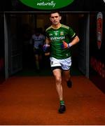 23 May 2021; Shane McEntee of Meath leads his team out before the Allianz Football League Division 2 North Round 2 match between Down and Meath at Athletic Grounds in Armagh. Photo by David Fitzgerald/Sportsfile