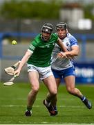 23 May 2021; Declan Hannon of Limerick in action against Jake Dillon of Waterford during the Allianz Hurling League Division 1 Group A Round 3 match between Waterford and Limerick at Walsh Park in Waterford. Photo by Sam Barnes/Sportsfile