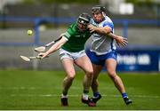 23 May 2021; Declan Hannon of Limerick in action against Jake Dillon of Waterford during the Allianz Hurling League Division 1 Group A Round 3 match between Waterford and Limerick at Walsh Park in Waterford. Photo by Sam Barnes/Sportsfile