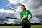 26 May 2021; Irish women’s hockey player Róisín Upton at the launch of Circle K’s To Team Ireland initiative, giving the Irish public the chance to show off their creativity by drawing or writing a picture or message on a postcard in support of Team Ireland. Pick up and return your postcard to your local Circle K for a chance to win some fantastic prizes. Visit www.circlek.ie to find your nearest store. Photo by Harry Murphy/Sportsfile