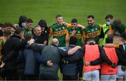 23 May 2021; Kerry manager Peter Keane speaks to his players after the Allianz Football League Division 1 South Round 2 match between Dublin and Kerry at Semple Stadium in Thurles, Tipperary. Photo by Stephen McCarthy/Sportsfile