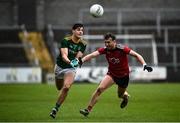 23 May 2021; Seamus Lavin of Meath in action against Barry O'Hagan of Down during the Allianz Football League Division 2 North Round 2 match between Down and Meath at Athletic Grounds in Armagh. Photo by David Fitzgerald/Sportsfile