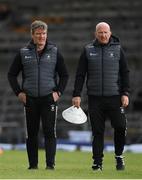 22 May 2021; Westmeath manager Jack Cooney, left, and coach Ken Robinson during the Allianz Football League Division 2 North Round 2 match between Westmeath and Mayo at TEG Cusack Park in Mullingar, Westmeath. Photo by Stephen McCarthy/Sportsfile
