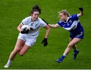 23 May 2021; Laura Curran of Kildare in action against Rachel Williams of Laois during the Lidl Ladies Football National League Division 3B Round 1 match between Laois and Kildare at MW Hire O'Moore Park in Portlaoise, Laois. Photo by Piaras Ó Mídheach/Sportsfile
