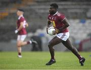 22 May 2021; Boidu Sayeh of Westmeath during the Allianz Football League Division 2 North Round 2 match between Westmeath and Mayo at TEG Cusack Park in Mullingar, Westmeath. Photo by Stephen McCarthy/Sportsfile