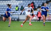 23 May 2021; Grace Clifford of Kildare in action against Erone Fitzpatrick of Laois during the Lidl Ladies Football National League Division 3B Round 1 match between Laois and Kildare at MW Hire O'Moore Park in Portlaoise, Laois. Photo by Piaras Ó Mídheach/Sportsfile