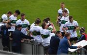 22 May 2021; Tipperary players enjoy drinks during a first half water break during the Allianz Football League Division 3 South Round 2 match between Tipperary and Wicklow at Semple Stadium in Thurles, Tipperary. Photo by Ray McManus/Sportsfile