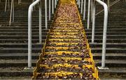 23 May 2021; Decaying leaves on the steps of the terraces before the Allianz Football League Division 1 South Round 2 match between Dublin and Kerry at Semple Stadium in Thurles, Tipperary. Photo by Ray McManus/Sportsfile
