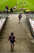 23 May 2021; Damien Comer of Galway runs out for the second half during the Allianz Football League Division 1 South Round 2 match between Galway and Roscommon at Pearse Stadium in Galway. Photo by Harry Murphy/Sportsfile