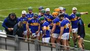 22 May 2021; Tipperary players and Tipperary manager Liam Sheedy during a water break in the Allianz Hurling League Division 1 Group A Round 3 match between Tipperary and Galway at Semple Stadium in Thurles, Tipperary. Photo by Ray McManus/Sportsfile