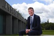 24 May 2021; Republic of Ireland manager Stephen Kenny poses for a portrait following his squad announcement at FAI Headquarters in Abbotstown, Dublin. Photo by Stephen McCarthy/Sportsfile