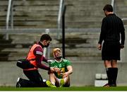 23 May 2021; Davy Glennon of Westmeath receives medical attention for an injury during the Allianz Hurling League Division 1 Group A Round 3 match between Cork and Westmeath at Páirc Ui Chaoimh in Cork. Photo by Eóin Noonan/Sportsfile