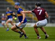 22 May 2021; John McGrath of Tipperary in action against Aidan Harte of Galway during the Allianz Hurling League Division 1 Group A Round 3 match between Tipperary and Galway at Semple Stadium in Thurles, Tipperary. Photo by Ray McManus/Sportsfile