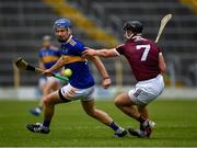 22 May 2021; John McGrath of Tipperary in action against Aidan Harte of Galway during the Allianz Hurling League Division 1 Group A Round 3 match between Tipperary and Galway at Semple Stadium in Thurles, Tipperary. Photo by Ray McManus/Sportsfile