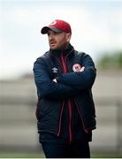 24 May 2021; St Patrick's Athletic manager Stephen O'Donnell during the SSE Airtricity League Premier Division match between Derry City and St Patrick's Athletic at Ryan McBride Brandywell Stadium in Derry. Photo by David Fitzgerald/Sportsfile