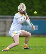 22 May 2021; Ryan Elliott of Antrim during the Allianz Hurling League Division 1 Round 3 match between Dublin and Antrim in Parnell Park in Dublin. Photo by Brendan Moran/Sportsfile