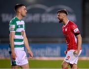 24 May 2021; Greg Bolger of Sligo Rovers celebrates following the SSE Airtricity League Premier Division match between Shamrock Rovers and Sligo Rovers at Tallaght Stadium in Dublin. Photo by Stephen McCarthy/Sportsfile