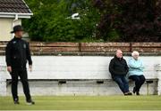 25 May 2021; Local supporters watch on during the Cricket Ireland InterProvincial Cup 2021 match between North West Warriors and Leinster Lightning at Eglinton Cricket Club in Derry. Photo by David Fitzgerald/Sportsfile
