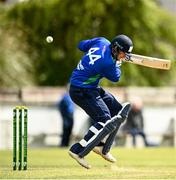 25 May 2021; Craig Young of North West Warriors in action during the Cricket Ireland InterProvincial Cup 2021 match between North West Warriors and Leinster Lightning at Eglinton Cricket Club in Derry. Photo by David Fitzgerald/Sportsfile