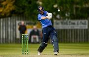 25 May 2021; George Dockrell of Leinster Lightning during the Cricket Ireland InterProvincial Cup 2021 match between North West Warriors and Leinster Lightning at Eglinton Cricket Club in Derry. Photo by David Fitzgerald/Sportsfile