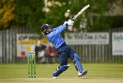 25 May 2021; Jamie Grassi of Leinster Lightning during the Cricket Ireland InterProvincial Cup 2021 match between North West Warriors and Leinster Lightning at Eglinton Cricket Club in Derry. Photo by David Fitzgerald/Sportsfile