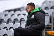 21 May 2021; Republic of Ireland goalkeeper Gavin Bazunu before the SSE Airtricity League Premier Division match between Dundalk and Shamrock Rovers at Oriel Park in Dundalk, Louth. Photo by Ben McShane/Sportsfile