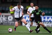 21 May 2021; Patrick McEleney of Dundalk and Roberto Lopes of Shamrock Rovers during the SSE Airtricity League Premier Division match between Dundalk and Shamrock Rovers at Oriel Park in Dundalk, Louth. Photo by Ben McShane/Sportsfile