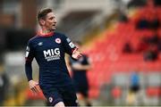 24 May 2021; Ian Bermingham of St Patrick's Athletic during the SSE Airtricity League Premier Division match between Derry City and St Patrick's Athletic at Ryan McBride Brandywell Stadium in Derry. Photo by David Fitzgerald/Sportsfile