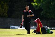 27 May 2021; Munster Reds head coach Ted Williamson before the Cricket Ireland InterProvincial Cup 2021 match between Munster Reds and Northern Knights at Pembroke Cricket Club in Dublin. Photo by Harry Murphy/Sportsfile