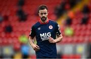 24 May 2021; Robbie Benson of St Patrick's Athletic during the SSE Airtricity League Premier Division match between Derry City and St Patrick's Athletic at Ryan McBride Brandywell Stadium in Derry. Photo by David Fitzgerald/Sportsfile